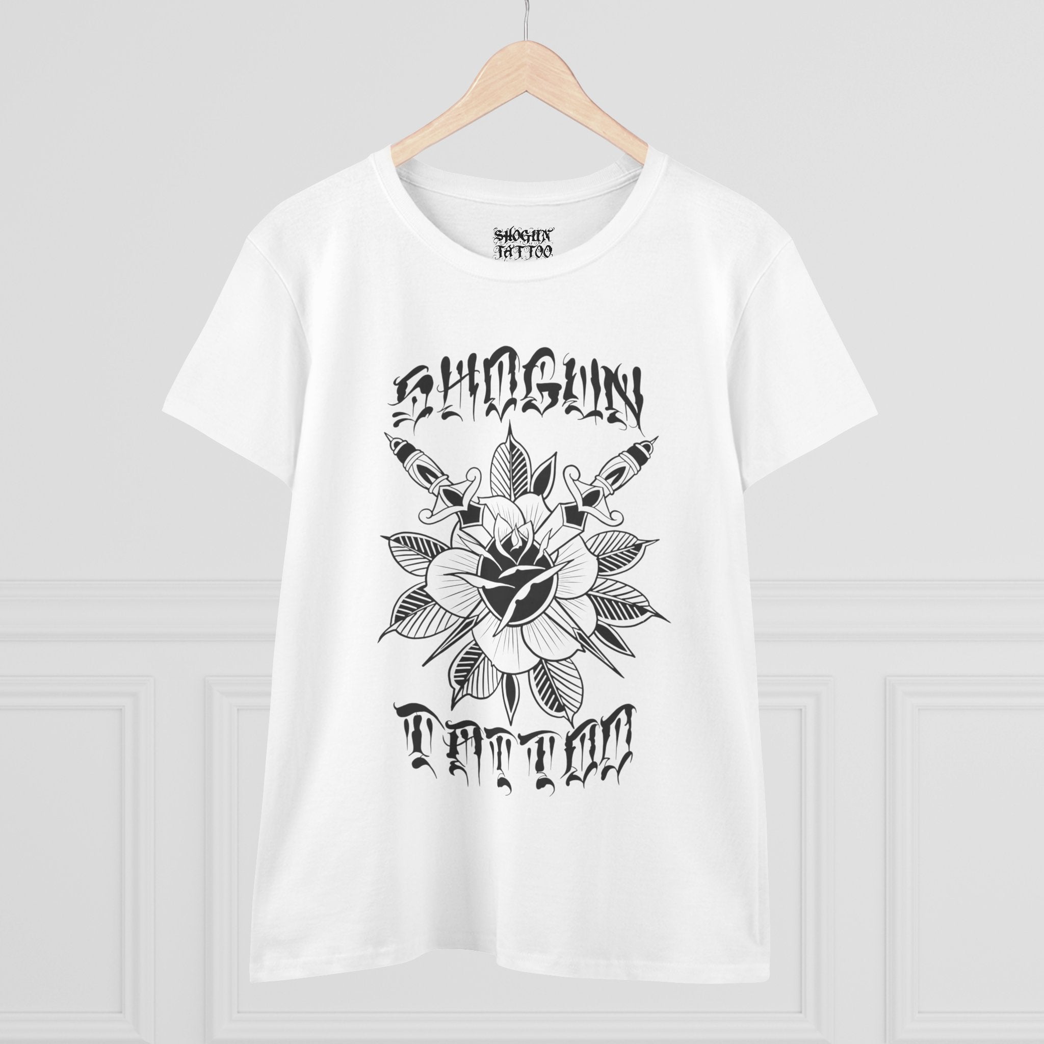 Woman’s Shogun Tattoo Rose and Dagger’s T-Shirt