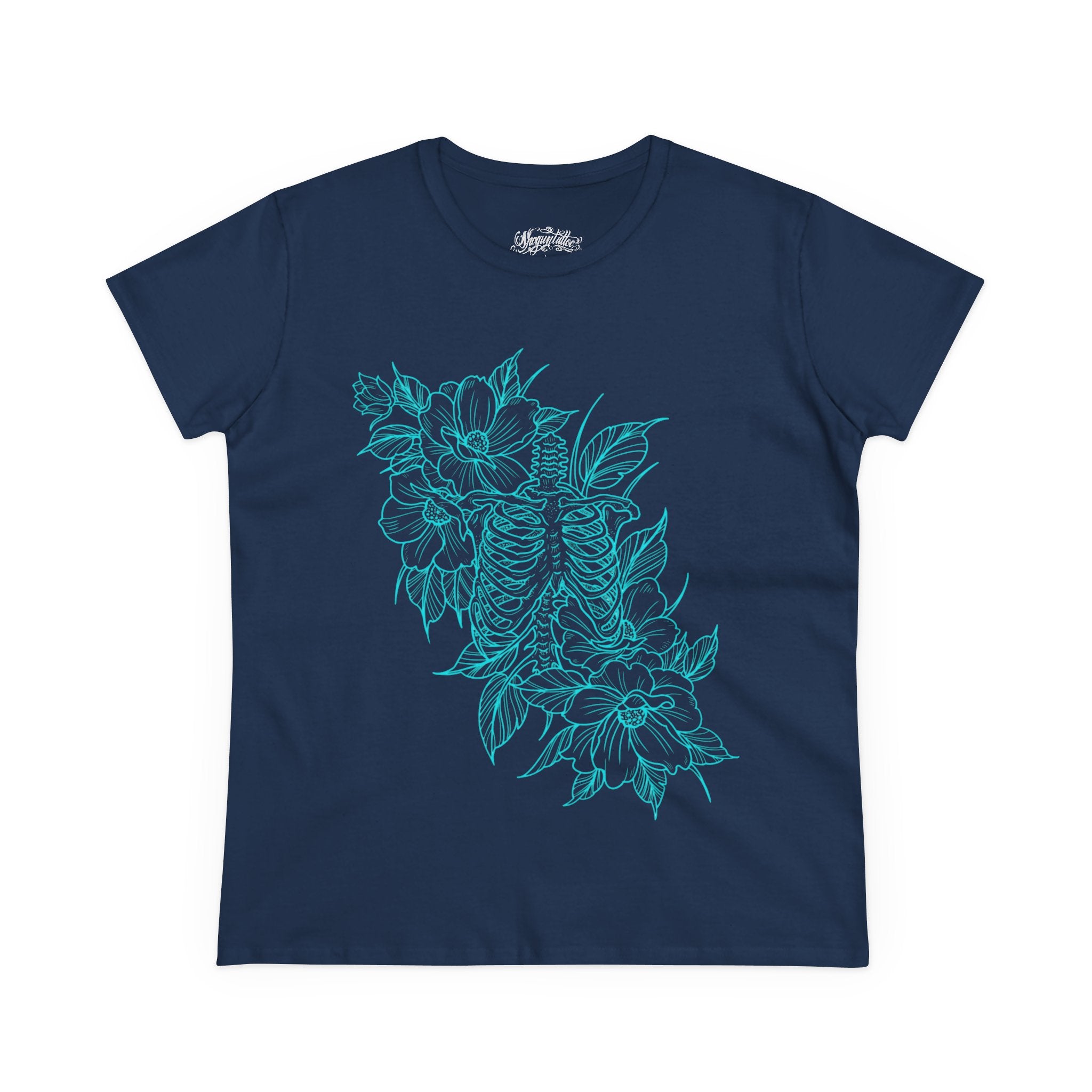 Women's Flower’s with Rib Cage T-Shirt