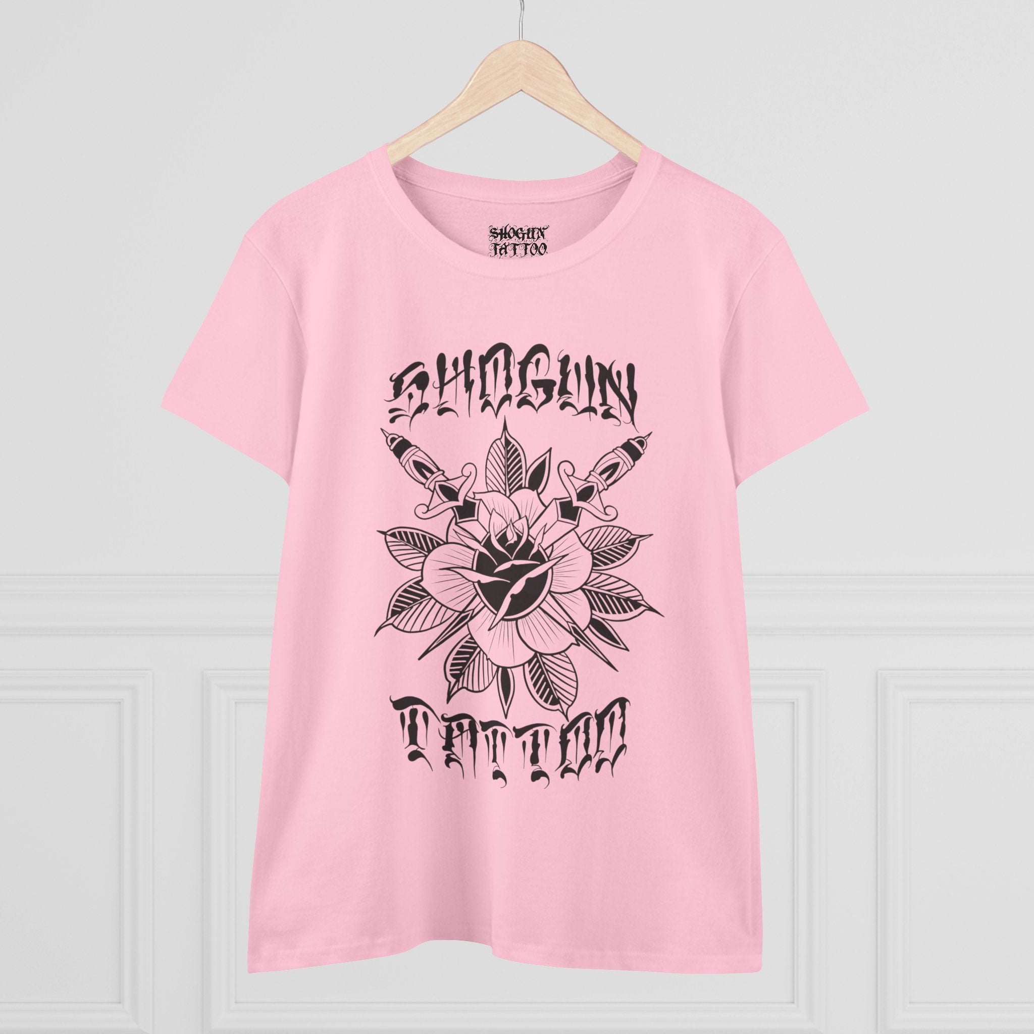 Woman’s Shogun Tattoo Rose and Dagger’s T-Shirt