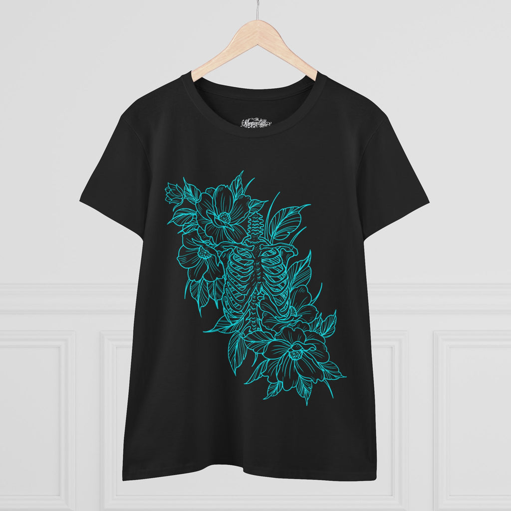 Women's Flower’s with Rib Cage T-Shirt