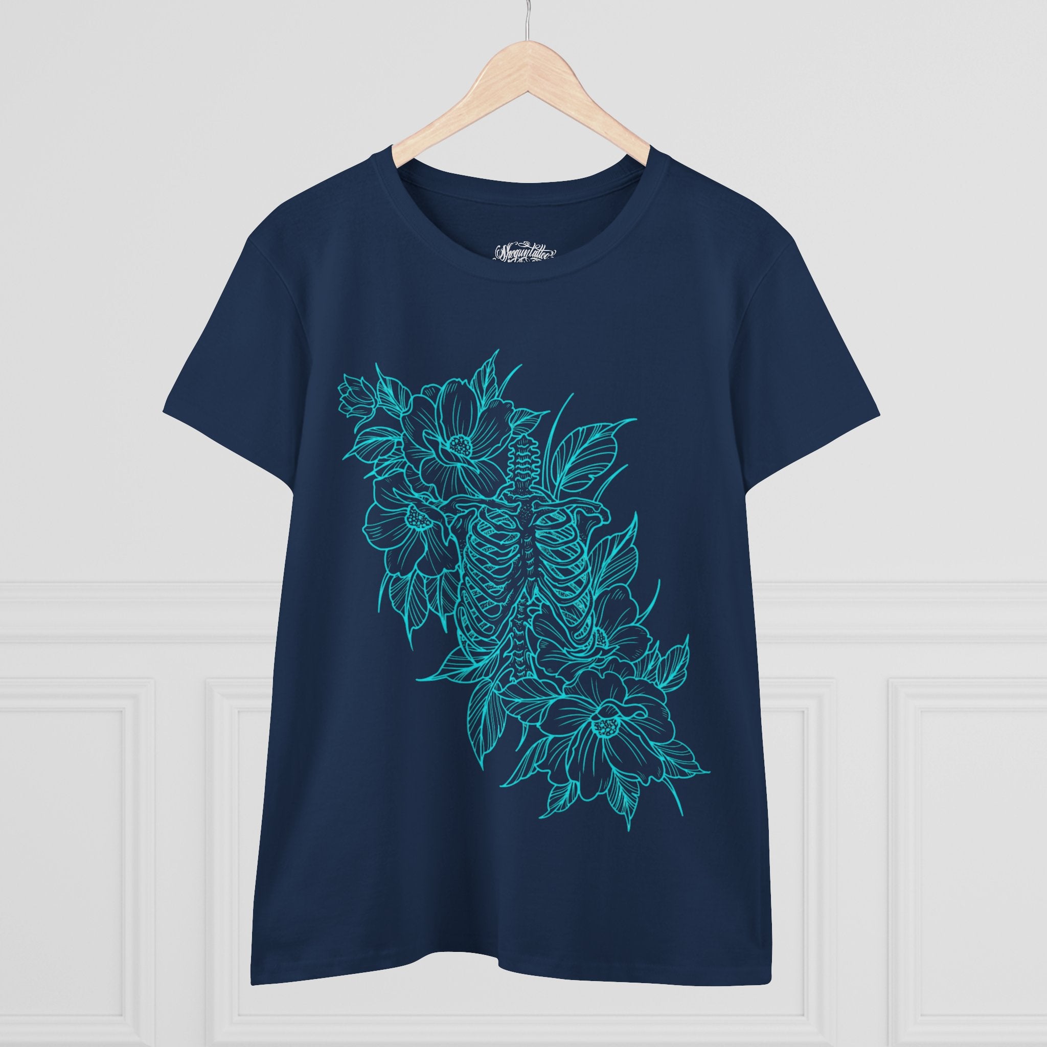 Women's Flower’s with Rib Cage T-Shirt